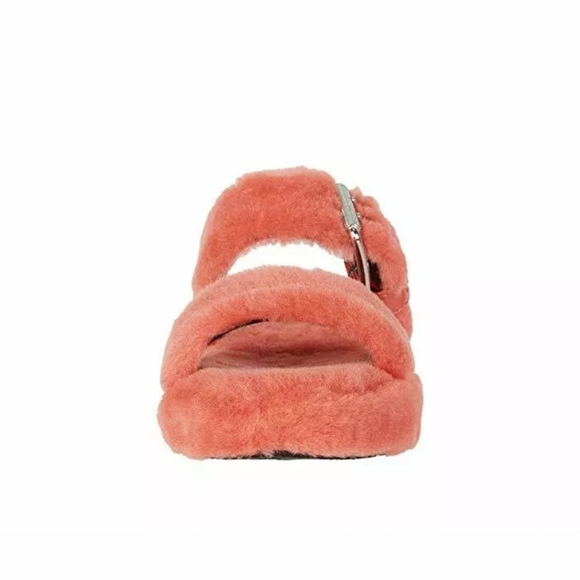 Women's UGG FUZZ Sheepskin Slipper Slides Mariposa - Picture 6 of 8